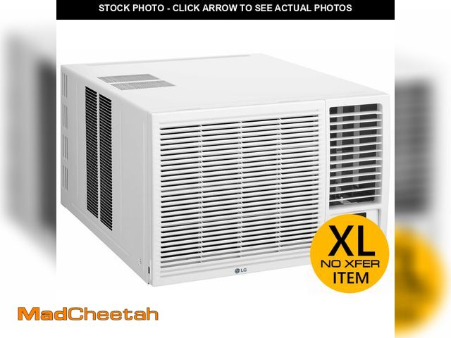 Lot 74-12786893 - LG 18,000 BTU Window Air Conditioner with Heat, 230/208V, Cools 1,000 Sq.Ft. for Bedroom, Living Roo...