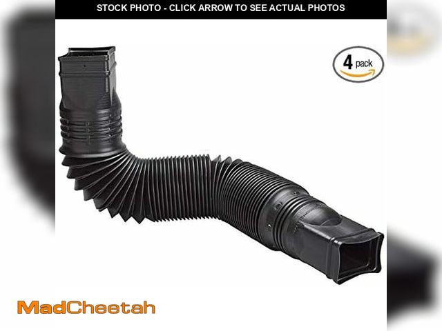 Lot 74-14080084 - DOWNSPOUT EXTENSION BLK pack of 12 - USED