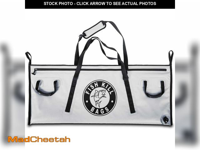 Lot 74-14284664 - Fish Kill Bags Insulated Fish Cooler Bag - Waterproof Leakproof PVC fishing Kill Bag with Carry Hand...