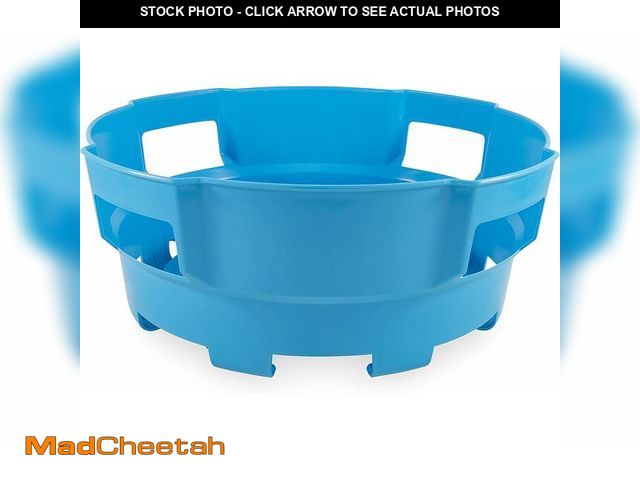 Lot 74-12365819 - Camco 20167 RV Water Hose and Electrical Cord Basket, Blue - Provides Organization and Storage for Y...