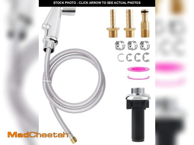 Lot 74-11551454 - Hygie Rinse Universal Kitchen Sink Spray Attachment/Hose/Holder Set - CHROME Finish Kitchen Sink Sid...