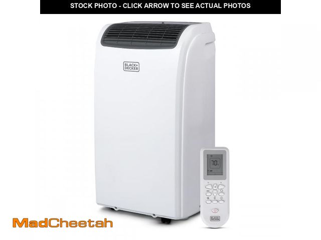 Lot 74-12164651 - BLACK+DECKER Portable Air Conditioner, 12,000 BTU (8,000 BTU SACC) for Rooms up to 550 Sq. Ft., Port...