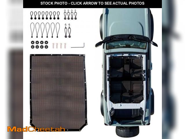 Lot 74-12312268 - RERPRO Sunshade Compatible with 2021 2022 2023 2024 2025 New Ford Bronco 4 Door Sun Shade Bikini Top...