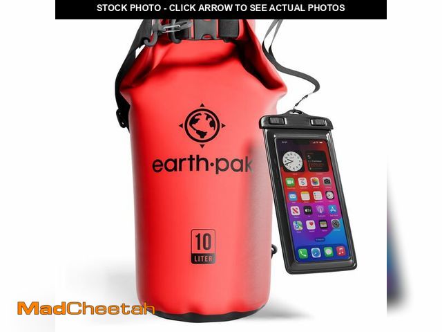 Lot 74-14058841 - Earth Pak Waterproof Dry Bag - Roll Top Waterproof Backpack Sack Keeps Gear Dry for Kayak with Water...