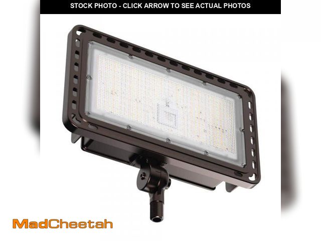 Lot 74-12255941 - Feit Electric 15000 Lumen Select Integrated LED Selectable 5CCT Bronze Dusk to Dawn or Motion Commer...