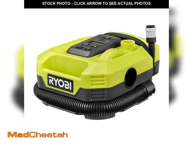 Lot 74-14559225 - RYOBI ONE+ 18V Cordless Dual Function Inflator/Deflator(Tool Only) - UNUSED
