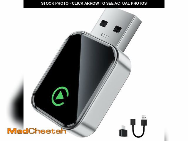 Lot 74-12607965 - SWITCHFLUX Wireless CarPlay Adapter for iPhone(2025 Upgraded),Mini Size &amp; Plug - Play,Converts W...