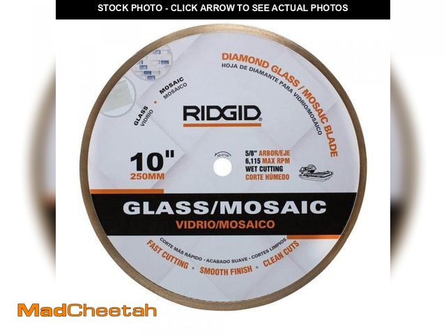 Lot 74-12517343 - RIDGID 10 in. Glass Tile Blade - UNUSED
