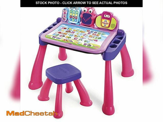Lot 74-12633451 - VTech Touch and Learn Activity Desk Deluxe, Pink - UNUSED