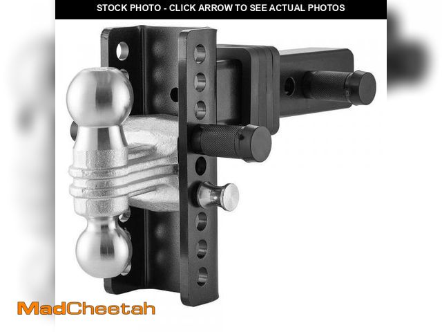 Lot 74-12365635 - VEVOR Adjustable Trailer Hitch 6 in. Drop Hitch Ball Mount Fit 2.5 in. Receiver Trailer Tow Hitch wi...