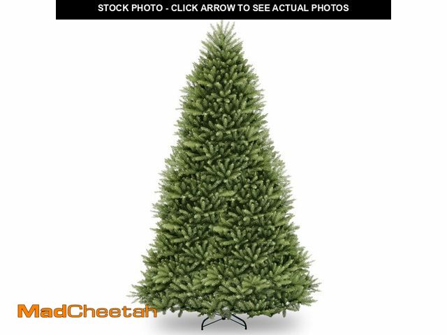 Lot 74-12819933 - National Tree Company 12 ft Unlit Dunhill Fir Artificial Full Christmas Tree, 7,794 Tips, Includes S...
