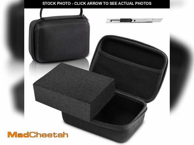 Lot 74-13573913 - Relaxweex EVA Hard Case with Customizable Foam 11 x 7.8 x 4.3 Inch Protective EVA Carrying Case Shoc...