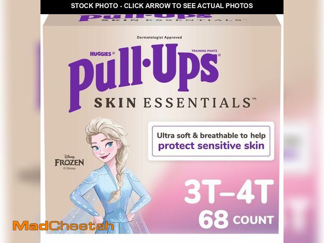 Lot 74-12716240 - Pull-Ups Girls' Skin Essentials Potty Training Pants, Training Underwear, 3T-4T (32-40 lbs), 68 Ct -...