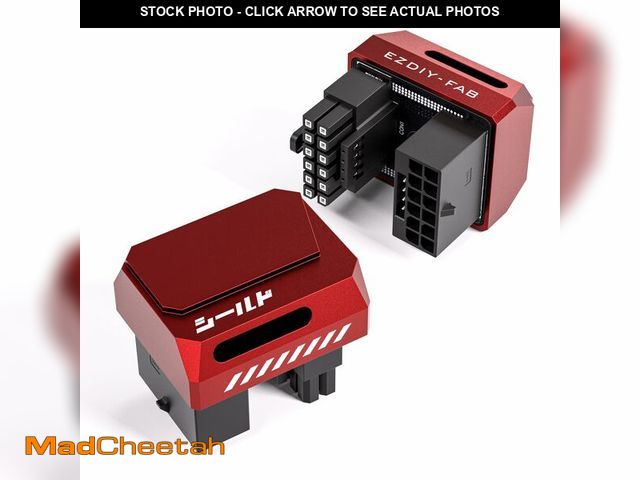 Lot 74-12711710 - EZDIY-FAB PCIe 5.1 Adapter - 600W 12+4pin, 16pin 12VHPWR GPU Power Connector, 12V-2x6 GPU Adapter,18...