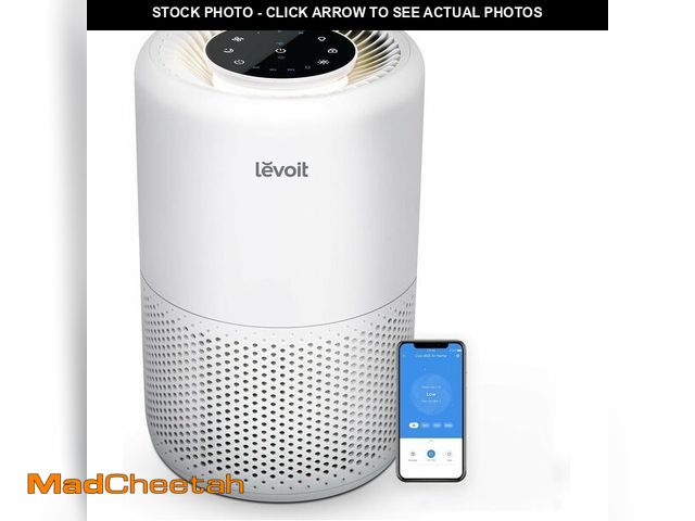 Lot 74-13927266 - LEVOIT Air Purifier for Home Bedroom Dorm Room, Smart &amp; Voice Control, AHAM VERIFIDE, 3-in-1 Fil...