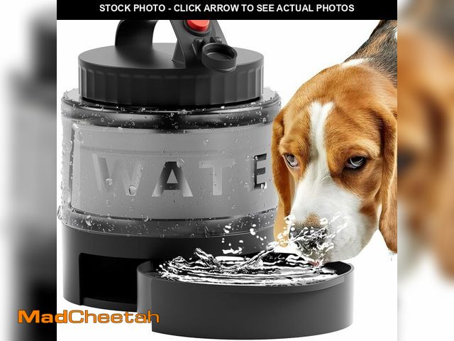 Lot 74-12679954 - Portable Dog Water Bottle, 54oz Large Travel Water Bowl Dispenser for Dogs Camping Beach Walking Ess...