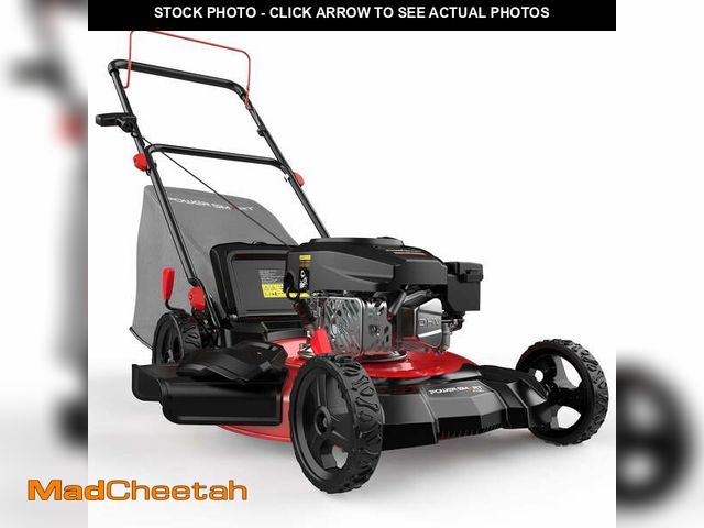 Lot 74-13778523 - (MISSING HARDWARE) PowerSmart 21" 144cc Gas Push Lawn Mower , with 6-Position Height Adjustment - UN...