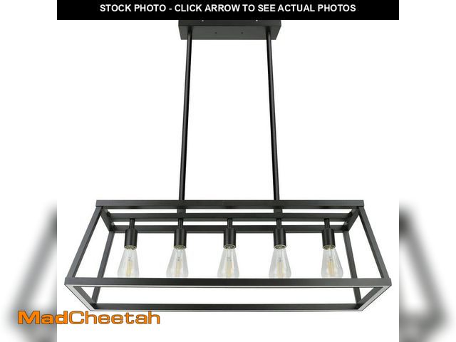 Lot 74-13496541 - Feit Electric Katalyst 60-Watt 5-Light Matte Black Modern Adjustable CCT and 3-Light Modes Integrate...