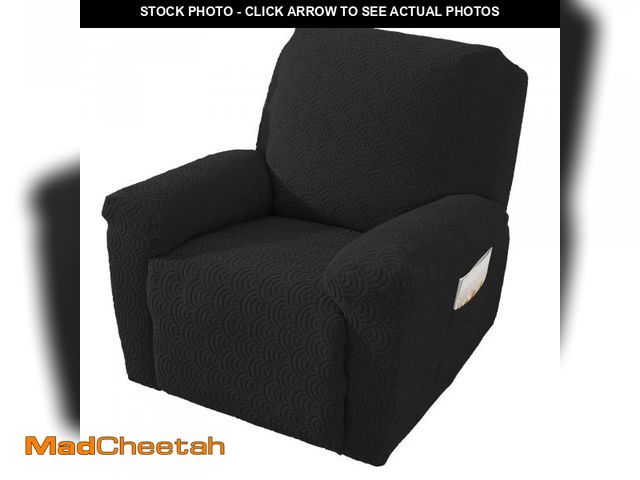 Lot 74-12440246 - NORTHERN BROTHERS Oversized Recliner Chair Covers - Large Recliner Cover That Stay in Place 4 Piece,...