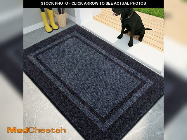 Lot 74-13564259 - PURRUGS Dirt Trapping Door Mat 34" x 60", Non-Slip Machine Washable Entryway Rug, Entrance Mat, Indo...