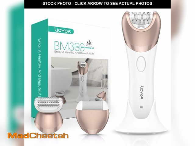 Lot 74-14154613 - VOYOR Epilator for Women, 3 in 1 Epilator Hair Removal for Women, Epilators Hair Remover for Leg Arm...