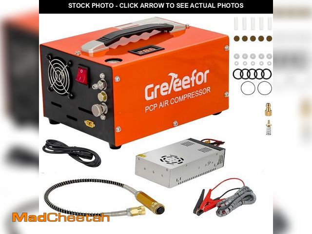 Lot 74-13710303 - PCP Air Compressor, 4500Ã¢â¬Â¯PSI / 30Ã¢â¬Â¯MPa, Dual Power Car 12V DC or Home 110V/220V AC, Retra...