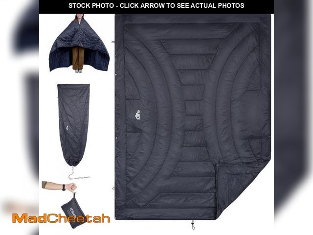 Lot 74-12116101 - iClimb 3M Thinsulate Insulation Warm Camping Blanket Ultralight Compact (Dark Grey) - USED