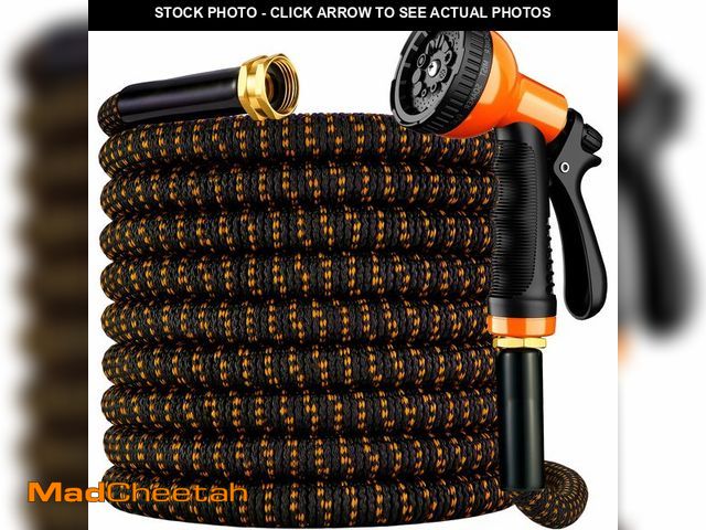 Lot 74-14208434 - Expandable Garden Hose 50 ft with 10 Function Spray Nozzle, Flexible, Kink Free, Leak-Proof, Ultra L...