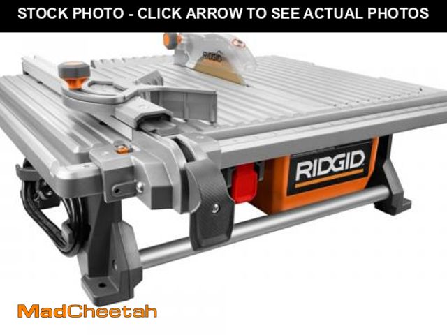 Lot 74-12106697 - 6.5-Amp 7 in. Blade Corded Table Top Wet Tile Saw - USED