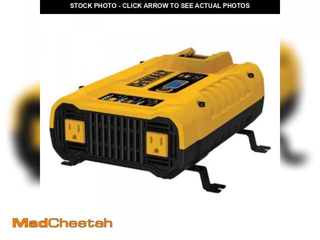 Lot 74-12085901 - DEWALT 3-Way 1000-Watt Power Inverter Compatible with 20-Volt XR 5 AH Lithium-Ion Battery (Not Inclu...