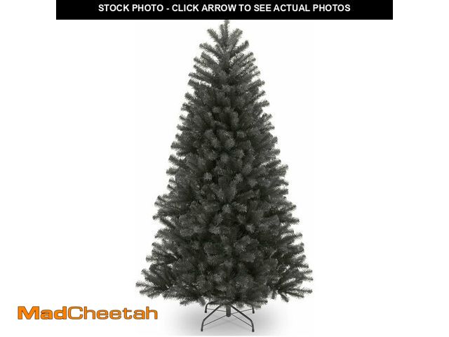 Lot 74-13331649 - National Tree Company Artificial Full Christmas Tree, Black, North Valley Spruce, Includes Stand, 6....