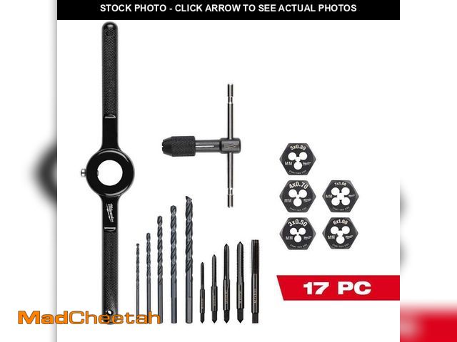 Lot 74-12804541 - Milwaukee Metric Tap and Die Set (17-Piece) - UNUSED