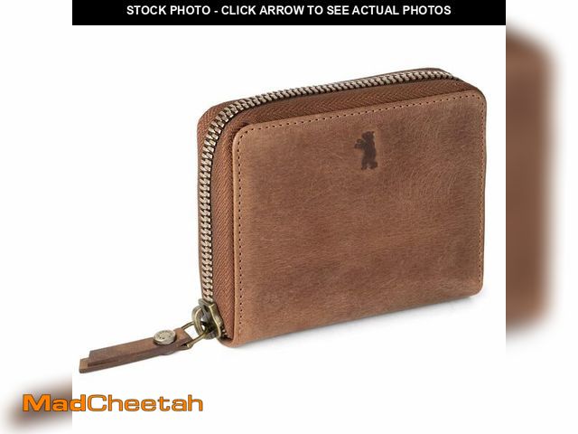 Lot 74-14424012 - BERLINER BAGS Genuine Leather Small Wallet Women Palermo, Gift Box Ã¢â¬â Brown - USED