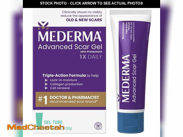Lot 74-13952233 - Mederma Advanced Scar Gel, Treats Old and New Scars, Reduces the Appearance of Scars from Acne, Stit...