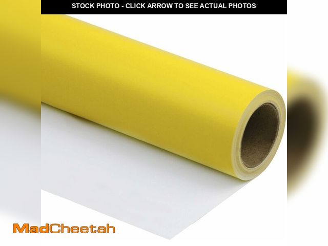 Lot 74-12556112 - RUSPEPA Yellow Wrapping Paper Solid Color for Wedding, Birthday, Shower, Congrats, and Holiday - 30 ...