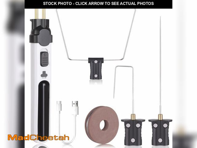 Lot 74-12708669 - 6 in 1 Cordless Foam Cutter,Electric Cutting Machine Pen Tools Kit,Styrofoam Cutting Pen, Foam Carvi...