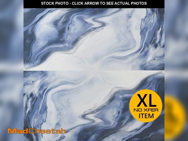 Lot 74-13099794 - 2 Cases- Savannah Blue 23.62 in. x 47.24 in. Polished Porcelain Floor and Wall Tile (15.49 sq. ft./C...