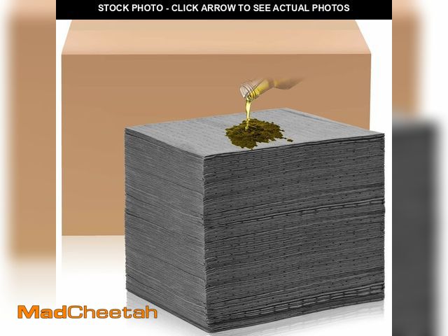 Lot 74-12712951 - Hoolerry Oil Absorbent Pads Weight Dimpled Pad Garage Accessories Water Absorbent Mat Oil Spill Mat ...