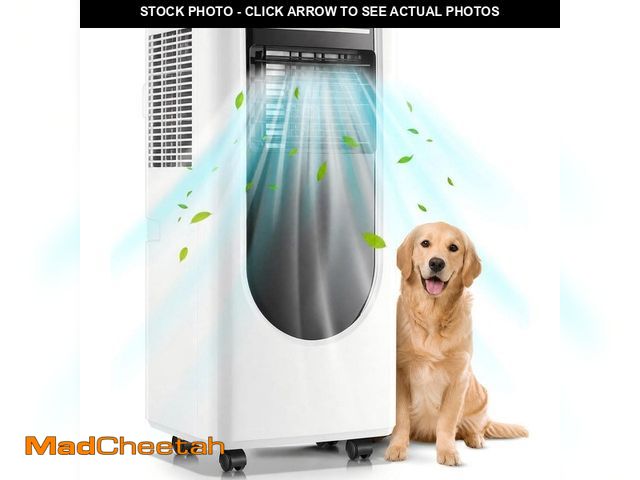 Lot 74-14560522 - Edendirect 8,000 BTU (5,000 BTU DOE) Portable Air Conditioner Coolers 250 sq. ft. w/ Dehumidifier, R...