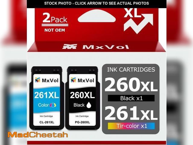 Lot 74-12322578 - 260XL 261XL Replacement for Canon Ink 260 and 261 Ink Cartridges PG-260 XL CL-261 XL for Canon Pixma...