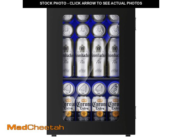 Lot 74-14437922 - Simzlife 24 Cans Mini Beverage Refrigerator &amp; Portable Wine Cooler Refrigerator with Glass Door,...