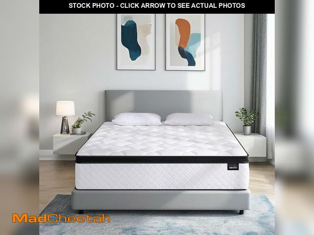 Lot 74-12693944 - DEHIJU Queen Size Mattress, 12 Inches Hybrid Memory Foam Queen Mattress in a Box with Individual Poc...