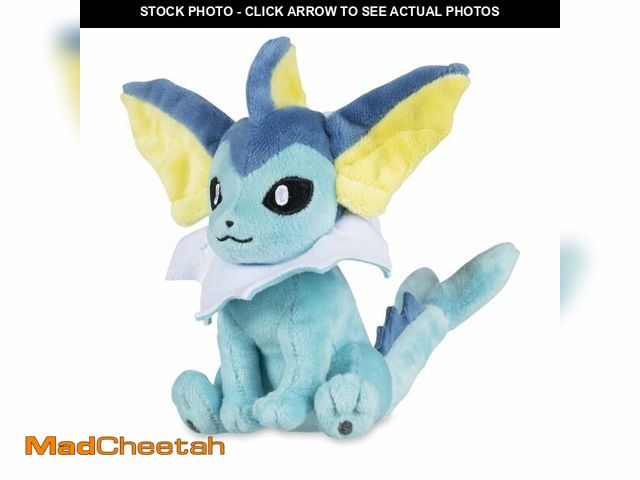 Lot 74-14430600 - PokÃÂ©mon Center: Vaporeon Sitting Cuties Plush - UNUSED