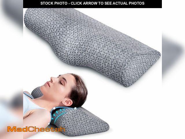 Lot 74-14146476 - Demelon Cervical Neck Pillows for Pain Relief Sleeping, High-Density Memory Foam Pillow Neck for Bol...