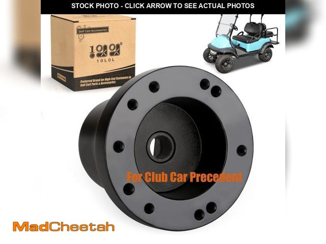Lot 74-12431501 - 10L0L Golf Cart Steering Wheel Adapter Fits Club Car Precedent Golf Carts with 5-6 Holes Steering Wh...