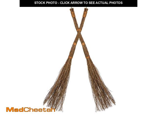 Lot 74-12828464 - Bindle &amp; Brass 36 in. Pumpkin Spice Scented Broom (2-Pack) - UNUSED