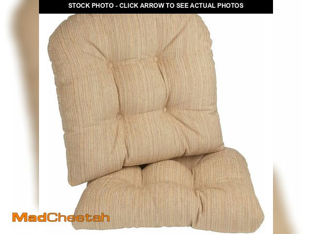 Lot 74-13042191 - Klear Vu Gripper Overstuffed Universal Non-Slip Dining Chair Cushions for Kitchen Decor or Office Us...