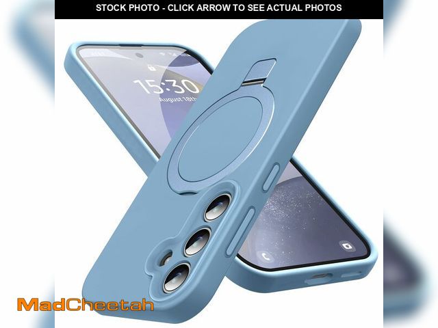 Lot 74-13473730 - KMAMBAG Mag-Ring for Galaxy S25 Case, Liquid Silicone [Moisturizing Factor] Exreme Soft Slim Phone C...