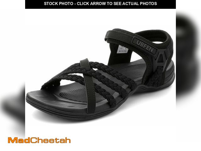 Lot 74-13631174 - UBFEN Womens Hiking Sandals Walking Outdoor Sports Comfortable Water Sandals with Arch Support Comfo...