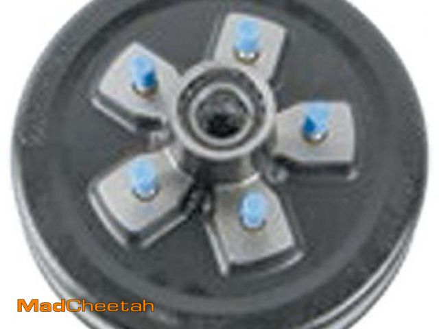 Lot 74-12137819 - Lippert Replacement 10" Brake Hub Drum Assembly for RVs with 3,500 lb. Axle; 5 on 4.5" Bolt Pattern;...